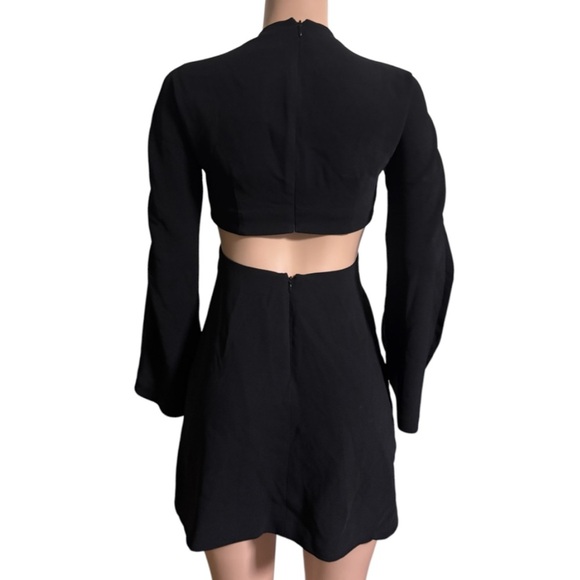 5à7 CINQ A SEPT Women’s Cut Out Black Mini Dress - Picture 5 of 15